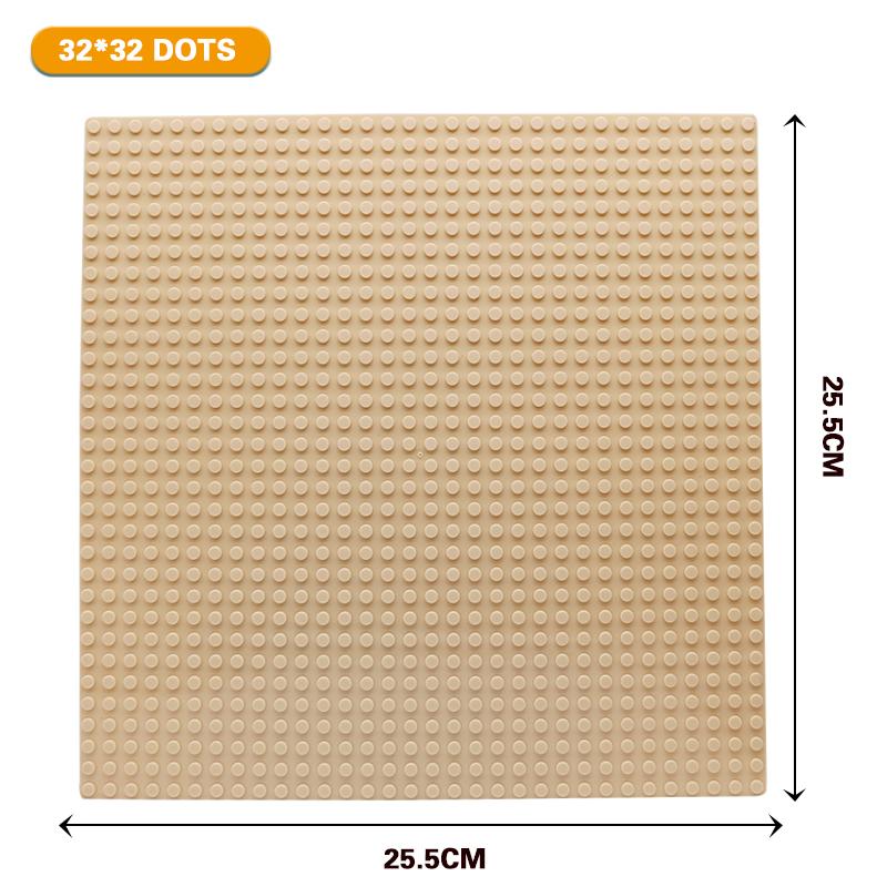 32x32 32x16 Dots Classic Base Plates MOC DIY Plastic Bricks Baseplates City Dimensions Building Blocks Figures Construction Toys