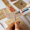 KINOWA "Belgium" Wood Collage Original DIY Kit - Ghent Streetscape - Made In Japan