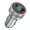 Car Charger PD and QC3.0 Fast Charging Portable Smart Temperature Control Safe for Phone Laptop Digital Camera