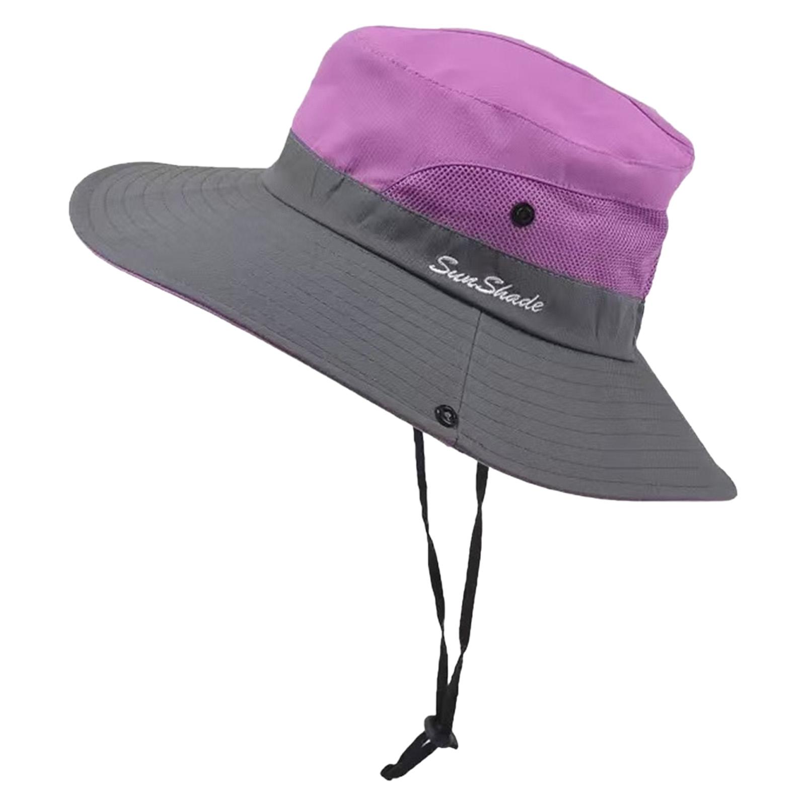 Women s Outdoor Foldable Sun Hat UPF50+ Wide Brim for Hiking Fishing Travel