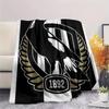 Collingwood Magpies  Print Flannel Blanket, High quality Comfortable for All Seasons, Home Decor, Warmth and Comfort
