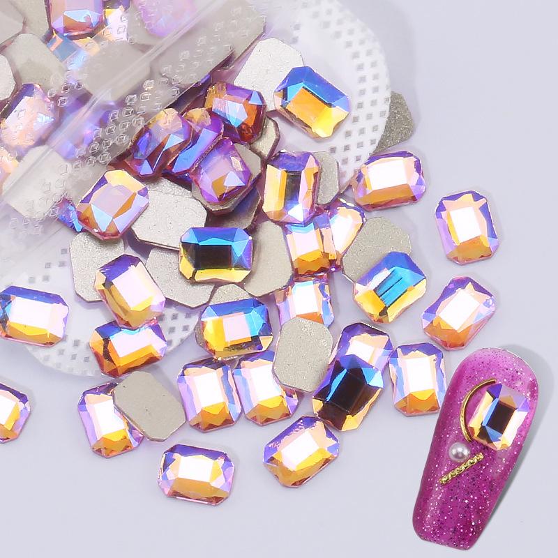 

Aurora Pink Symphony Ab Фрезер для ногтей с плоским дном специальной формы Фрезер для ногтей Аксессуары для украшений своими руками 1440 pcs/pack