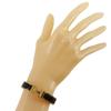 Hermes Click H Bangle Black Plated Gold 34.3g Women Used