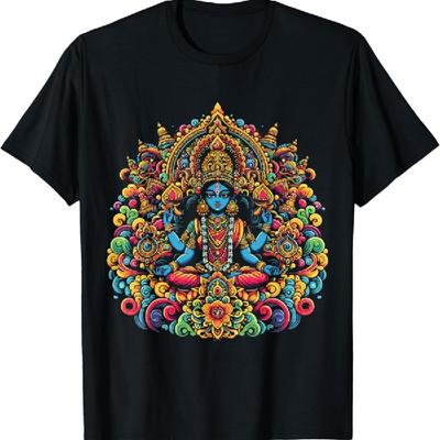 Kali Hindu-Göttin des Todes Hindu-Mutter Fierce Warrior T-Shirt