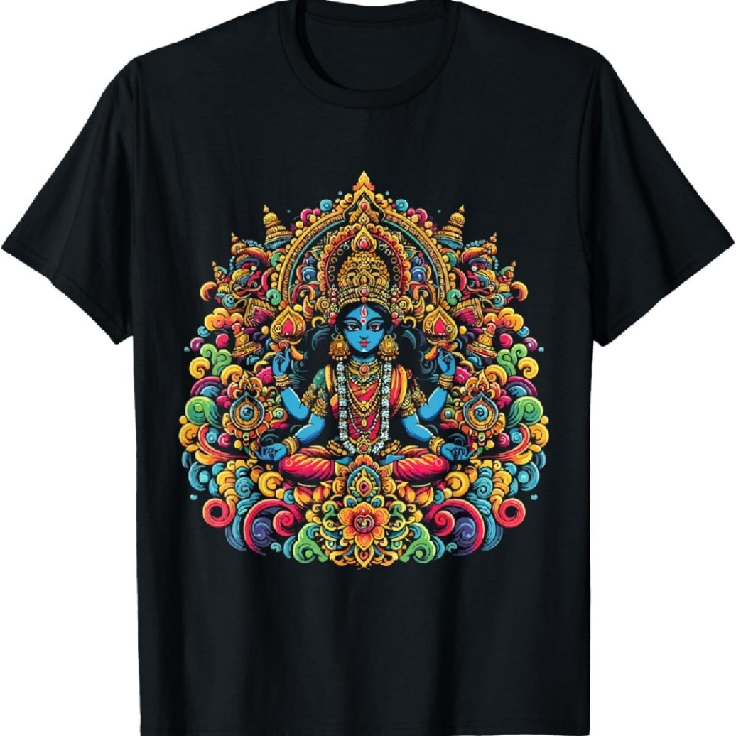 

Kali Hindu Goddess Of Death Hindu Mother Fierce Warrior T-Shirt XXXXXL чёрный