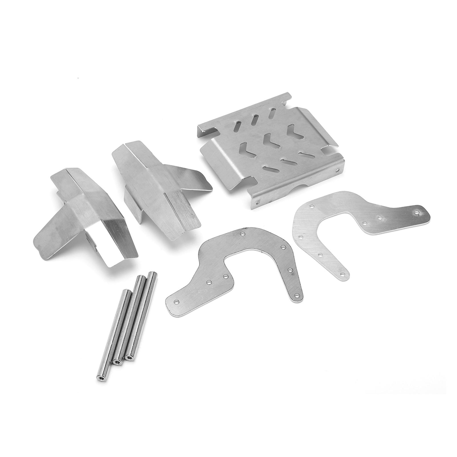 

RC Chassis Armors Set Stainless Steel Armor AntiCollision Front Bumpers for LOSI LMT Solid AXLE 1/8 RC Car