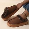 Women'S Winter Plush Slippers - Thick Warm Indoor House Shoes with Soft EVA Sole, Non-Slip Cushioned Insole - Cozy Slip-On House Shoes
