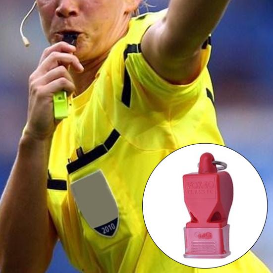 Referee Whistle with Lanyard Keyring 115dB Loud Sound Portable Professional Outdoor Training Survival Soccer Basketball Sports Whistle