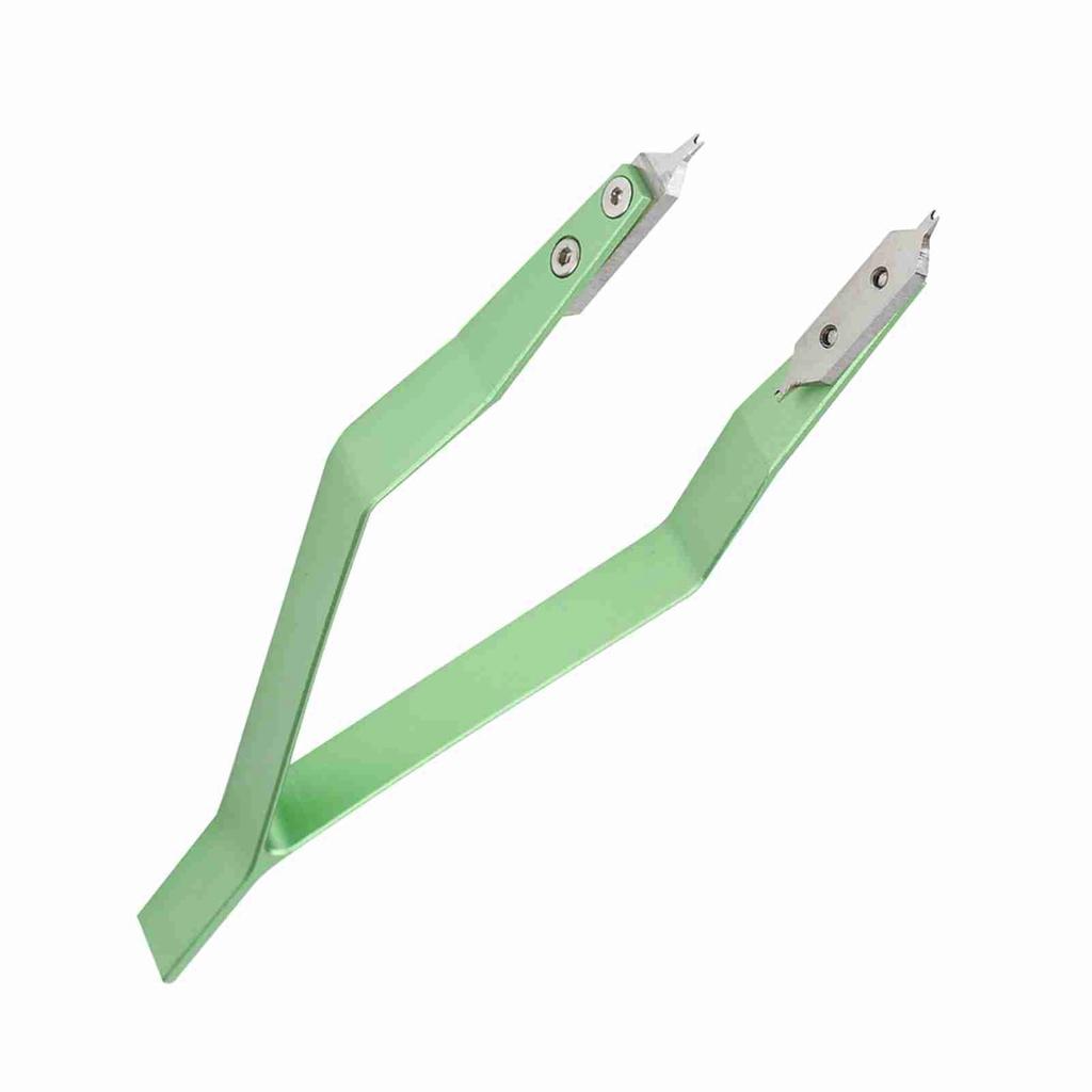 V Shaped Watch Spring Bar Tweezers Metal Watch Repairing Accessory Tool