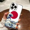 Kanagawa Great Wave-e Phone Case Transparent Silicone Soft For iPhone 17 16 15 14 13 12 11 Mini Pro Max Plus