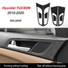 For Hyundai Tucson 2016-2021 Interior Central Control Panel Door Handle 5D Carbon Fiber Stickers Decals Car Styling Accessorie