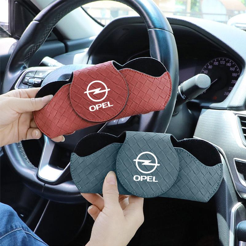 Car Sun Visor Glasses Storage Box Sunglasses Holder Organizer For Opel Corsa Astra Insignia Antara Vectra Zafira Meriva Ampera