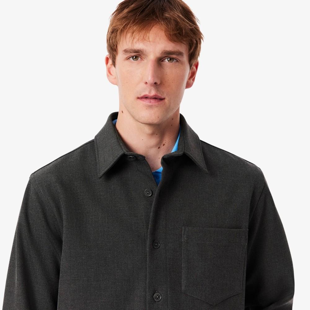 [lacoste] Men's Overshirt Fit Double Face Shirt CH9206-55N050
