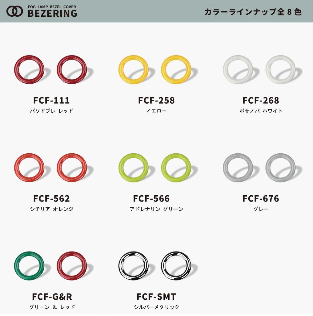 EVE DESIGN Original Bezel Cover For Fiat 500 Series with Factory Fog Lights and Abarth Series with Factory Fog Lights Product Product "Bezeling" /