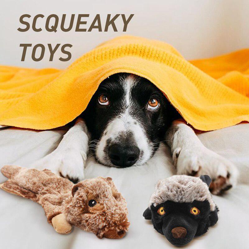 Dog Squeaky Toys No Stuffing, 5 Pack Dog Toys Crinkle Dog Toys For Small Dogs Durable Dog Chew Toys
