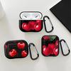 Red Cherry Case For Airpods 4 2 1 Pro3 Pro2 3 Pro Earphone Cases Cover