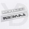 Für Mitsubishi Lancer ABS-Kunststoff Auto Heckklappen Emblem 3D Namensschild Plakette Seitliche Modifizierte Dekoration Styling Zubehör