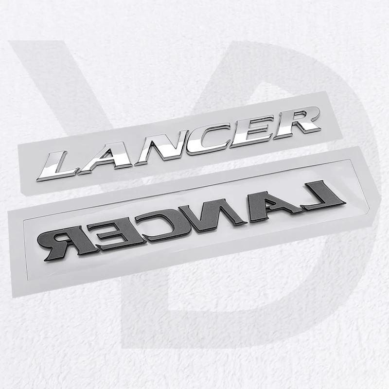 Für Mitsubishi Lancer ABS-Kunststoff Auto Heckklappen Emblem 3D Namensschild Plakette Seitliche Modifizierte Dekoration Styling Zubehör