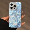 Capa de Celular Macia Estampa de Leopardo Azul Moda Simples Para iPhone 17 Capas Air iPhone 16 15 14 13 12 Mini 11 Pro Max Plus X XR 7/8 SE Capa