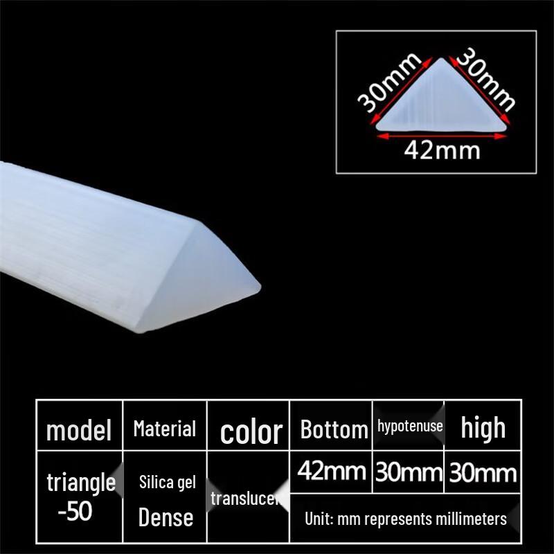 Triangular Silicone Rubber Sealing Strip