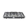Five-Burner Tempered Glass Built-in LPG Gas Stove