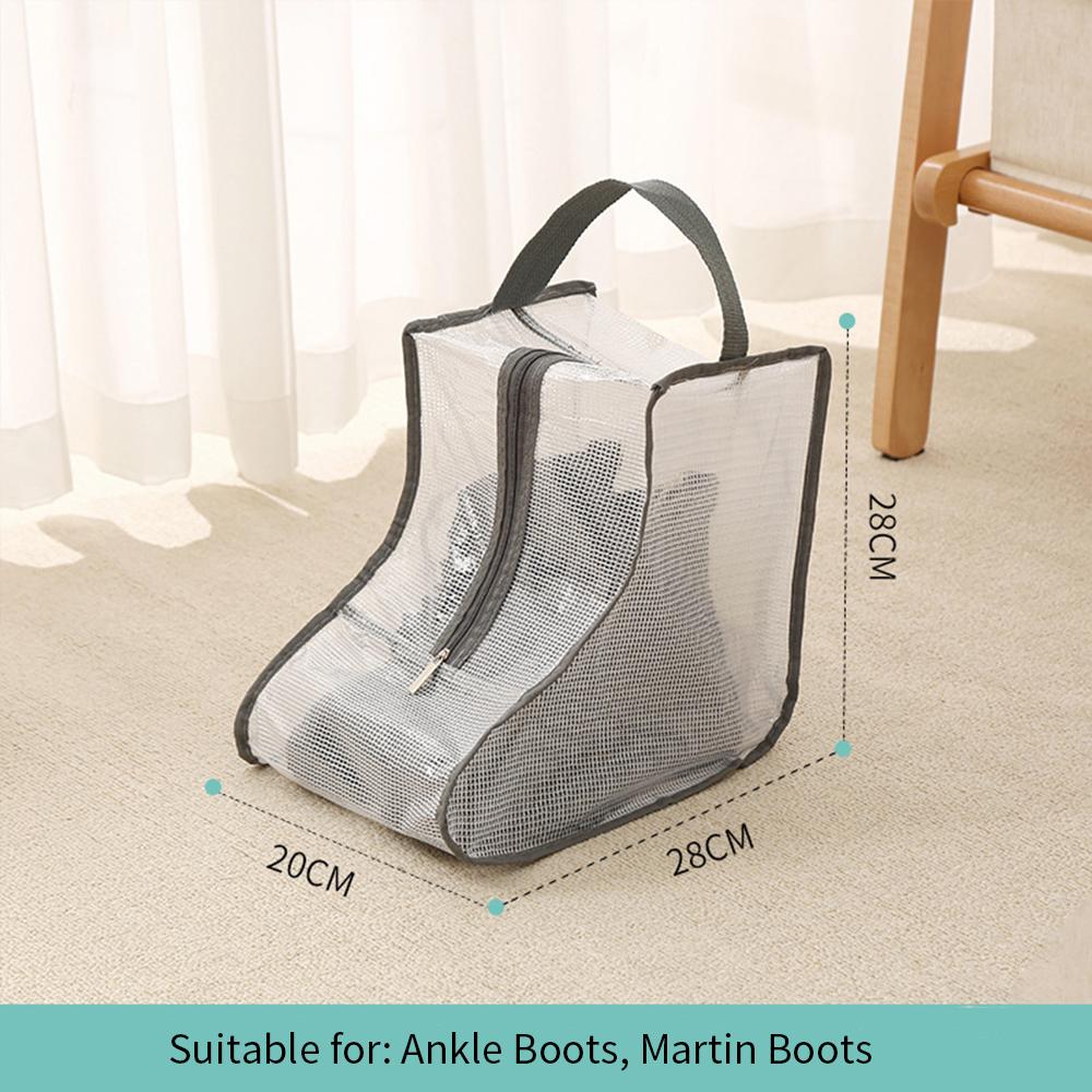 Transparent Shoe Boot Storage Bag Dust-proof Tall Short Boots Bags Portable Waterproof Shoe Protector Organizer for Travel Daily
