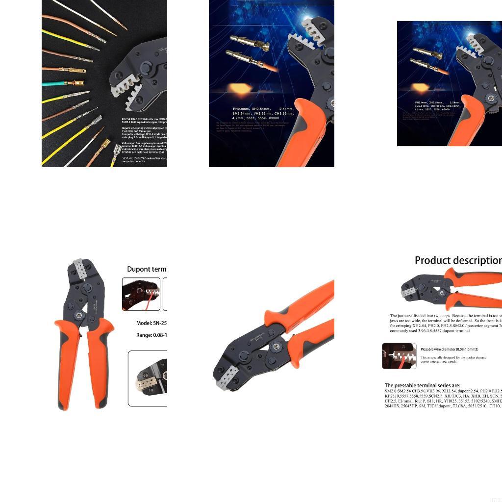 H7EE SN-2549 Обжимные клещи с храповым механизмом 0,08-1 мм² 18-28 AWG для PH2.0/XH2.54 China Mainland