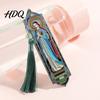 Decorative Page Marker Stained Glass Art Metal Bookmark Book with Classical Style