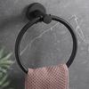 Hotel Commercial Bathroom Towel Holder Stainless Steel Wall-mounted Towel Ring Waterproof Anti-slip Design for Toilet Use