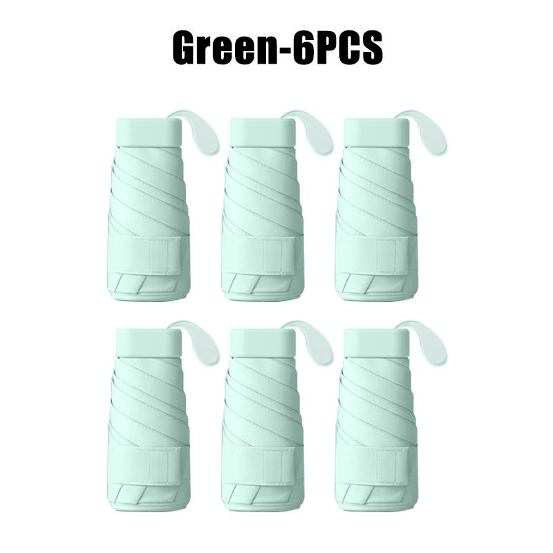 Paradise Mini Umbrella Capsule Umbrella Sunny and Rainy Dualuse Rainproof Sun Protection Outdoor Traveling Parasol Umbrella