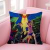 Anime Dandadan Japan Cushion Cover Inches Farmhouse Decor Home Throw Pillow Covers For Couch Decorations