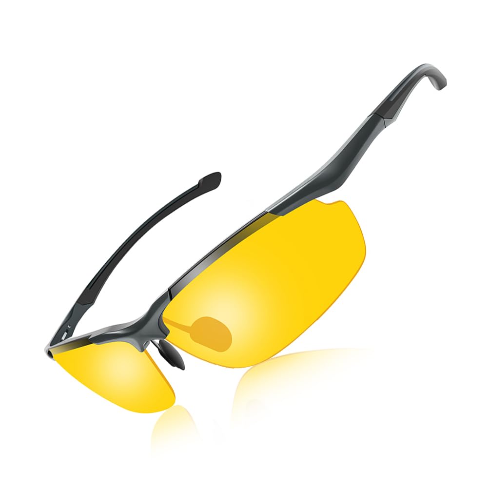 

Sports Sunglasses Polarized Sunglasses UV400 Protection for [Laza-Vally] Driving/Biking/Fishing/Baseball/Skiing/Running/Golf Yellow жовтий