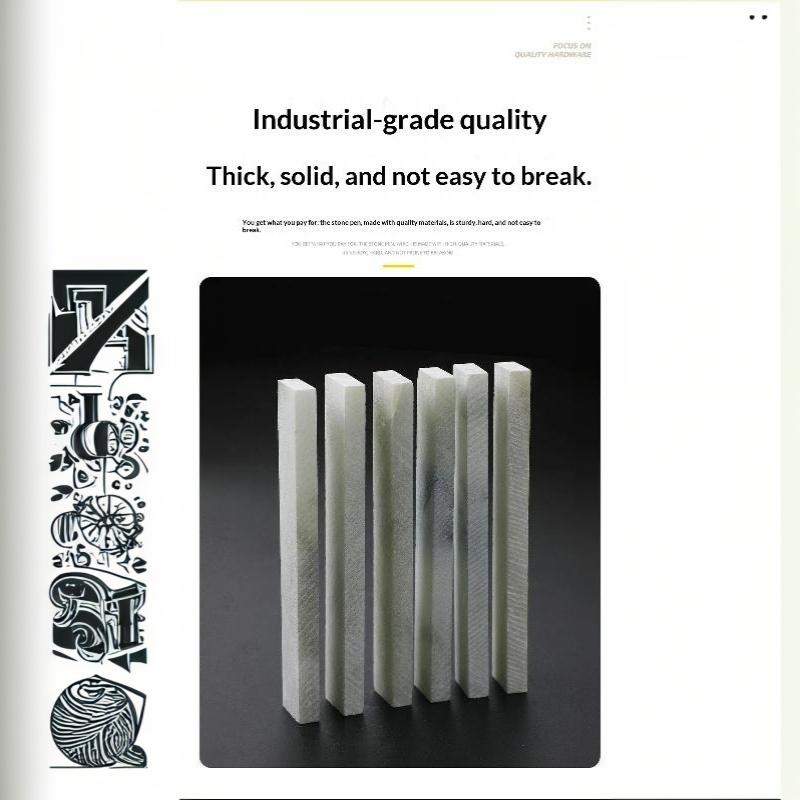 Slate Marker Pencil Soft Natural Mineral Talc Strips Easy Erasable Pen for Metal Cutting Scribing Hardware Processing Use