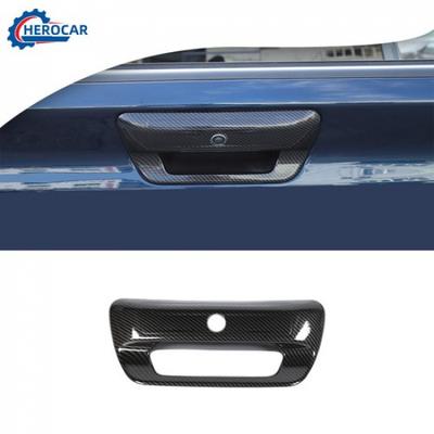 Carbon Fiber Rear Tailgate Handle Trim For Dodge Ram 1500 2018
