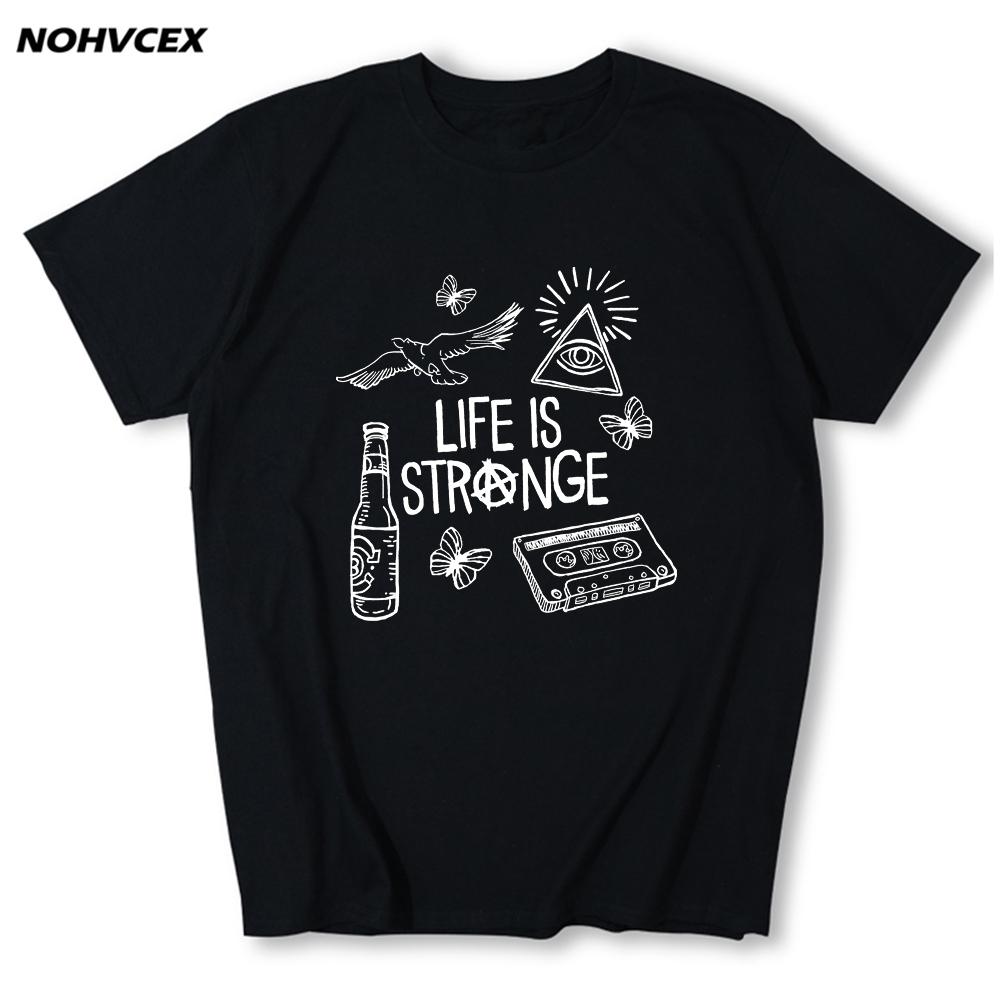 Life is Strange футболка мужская хлопковая футболка игра футболка с коротким рукавом классическая одежда XL