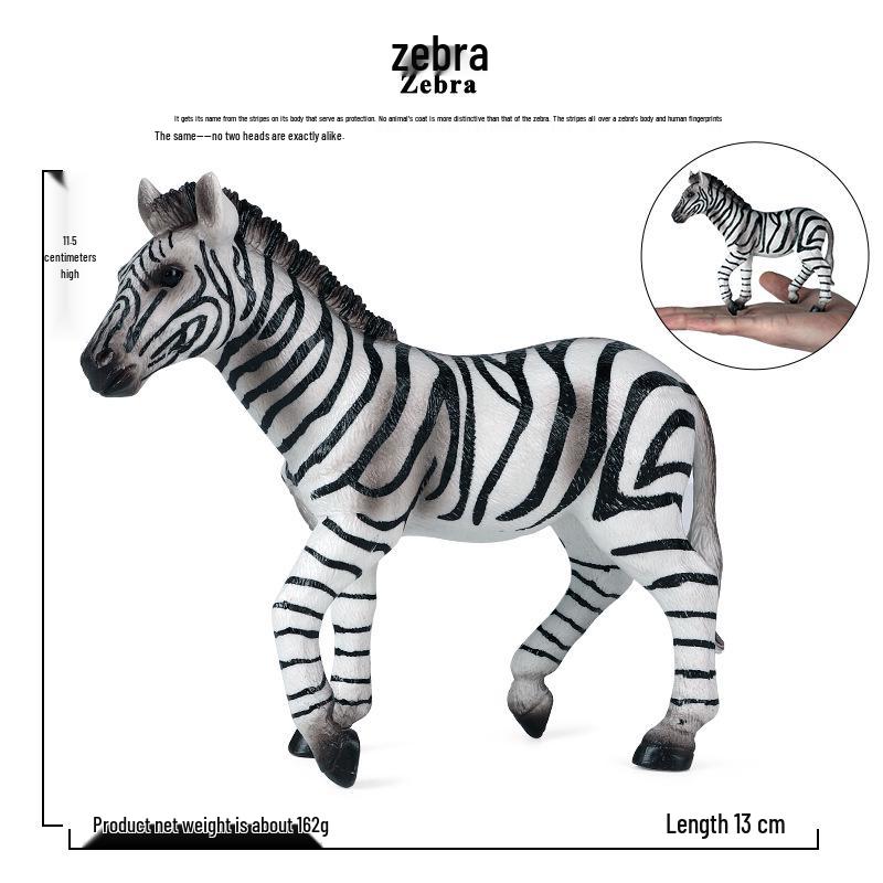 Children s Large Zebra Animal Figurine Model Toy