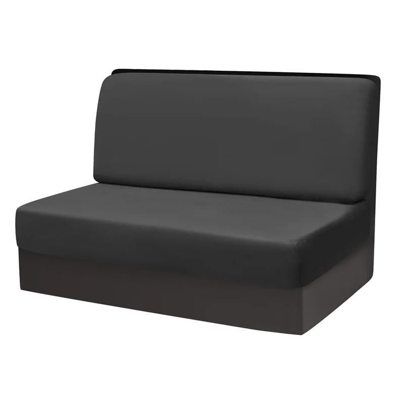 2Pcs/Set Stretch Velvet Sofa Bench Cover Rv Dinette Cushion Covers Soft Sofa Seat Backrest Cover For Rv Camper Car Decor
