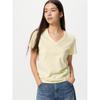 Uniqlo Japan Slub CoTTon V Neck T
