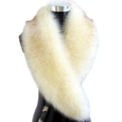 Fashion Winter Thicker Warm Fluffy Faux Fur Scarf Leather Collar Women Shawl