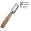 Pineapple Slicer Food Grade Rustproof Sharp Blade Corrosion Resistant Wooden Handle Labor-saving High Strength Handheld Pineapple Peeler