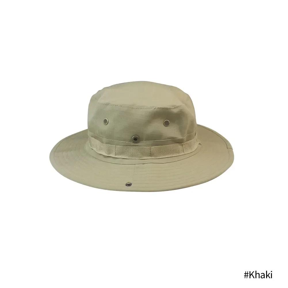 Camouflage Boonie Hut Taktische Fischerhüte Panama Sommerkappe Jagd Wandern Outdoor Camo Sonnenschirme Herren