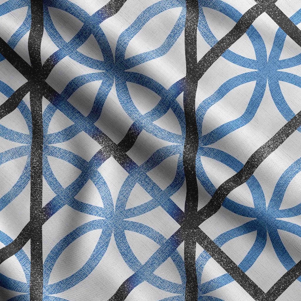 Soimoi Geometrical Print,  Cotton Cambric, Quilting Fabric Sold by The Yard 42 Inch Wide, Medium Weight Cotton Fabric,