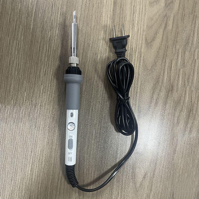 

100W Adjustable Temperature Soldering Kit with Horseshoe Head for Light Strips and Circuit Boards