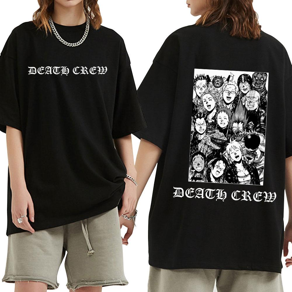 Anime Dorohedoro Kaiman T Shirt Gothic Manga Graphic Print T Shirts Men's Fashion Casual Cotton Oversized T-shirt Streetwear