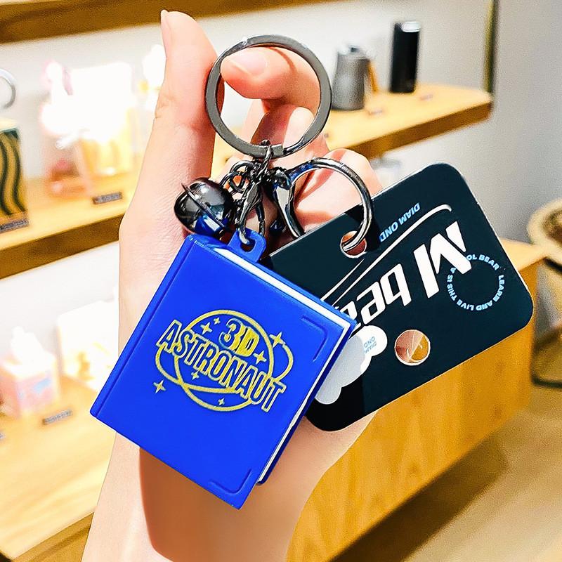 

Creative Planet Folding Popup Book Keychain Blue And Gray For Occasions All Blue Planet Book