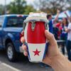 Conga Style Soda Can Holder 3D Printed Classic Drum Shape Flag Pattern 12Oz Standard Cola Beverage Beer Can Holder