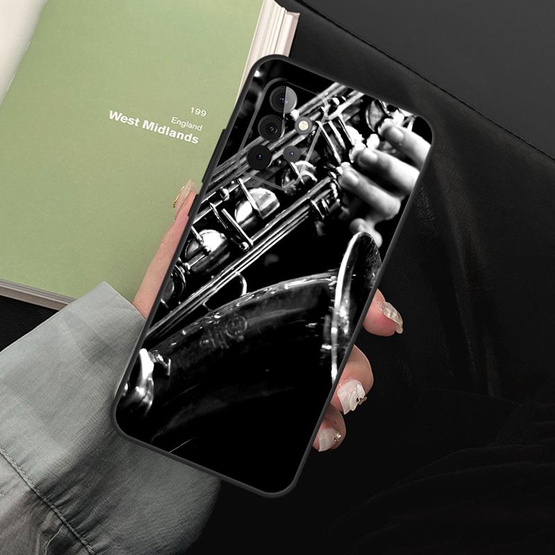 Saxophone Music For Samsung Galaxy A16 A06 A56 A36 A26 A05 A22 A32 A52 A54 A34 A14 A55 A15 A53 A33 A35 Case