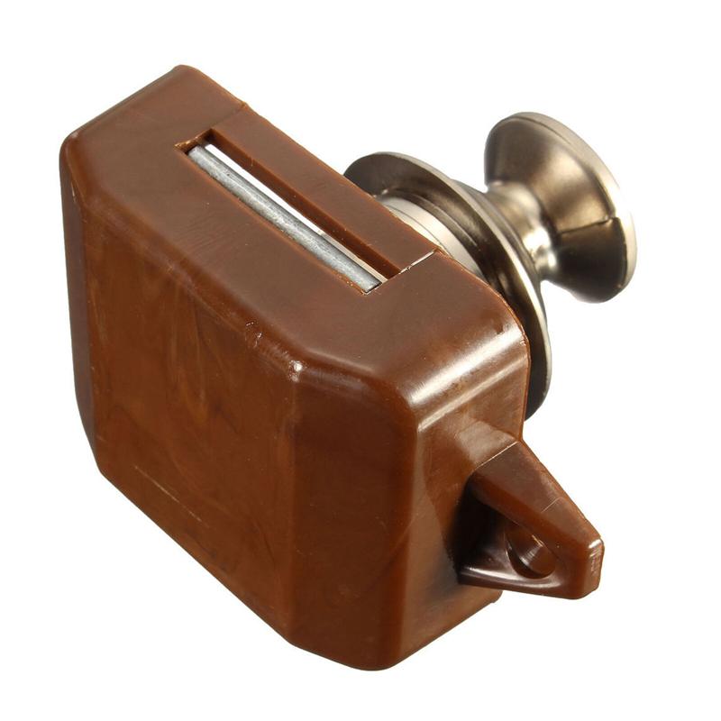 Camper Car Push Lock 20mm RV Caravan Boat Motor Home Cabinet Drawer Latch Button Locks For Furniture Hardware Door Lock