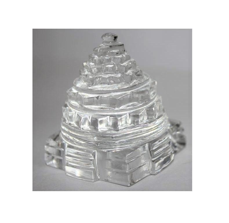 Меру Шри Янтра из Чистого Кварца, Pure Sphatik Meru Shri Yantra, Kalyan Puja