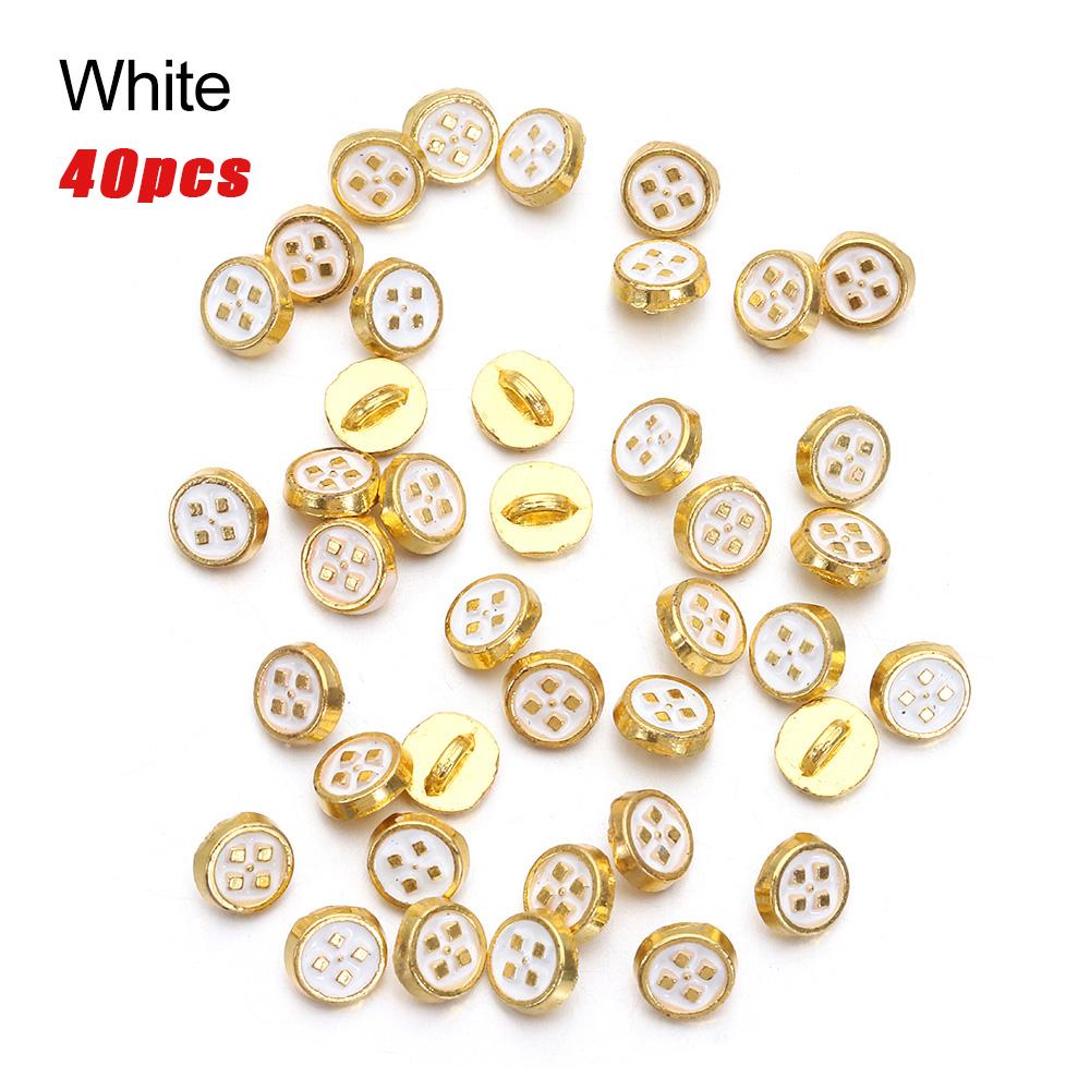 20/40Pcs Mini Metal Button Buckle DIY Doll Clothes Decor Buckle 5mm Star Buckles for Handmade DIY Crafts Sewing Accessories